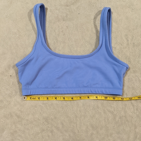 NWOT - Small - Aritzia - TNA - TnaBUTTER™ Mini Bra Top in Light Blue - Picture 4 of 5